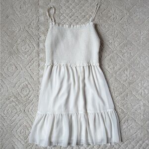 Aritzia Wilfred Tempest White Mini Dress, Small, Like New!